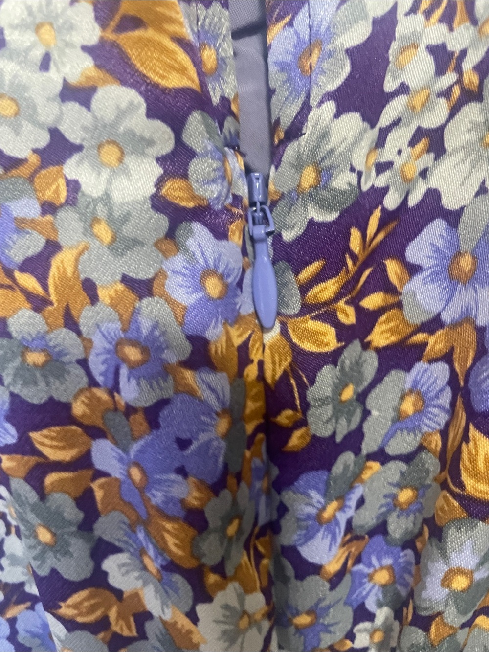 Anthropologie Lavender Floral Maxi Dress - Picture 8 of 13